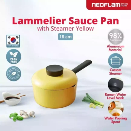 NEOFLAM Lammelier Ramen Pan - 18cm Yellow